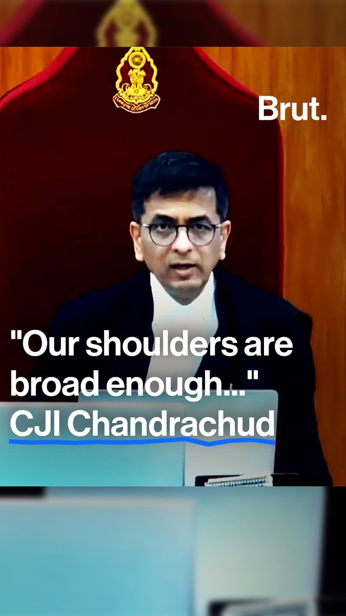 “Don’t shout at me.” This is what happened at the Supreme Court hearing on electoral bonds… 📹: Supreme Court of India/YouTube.