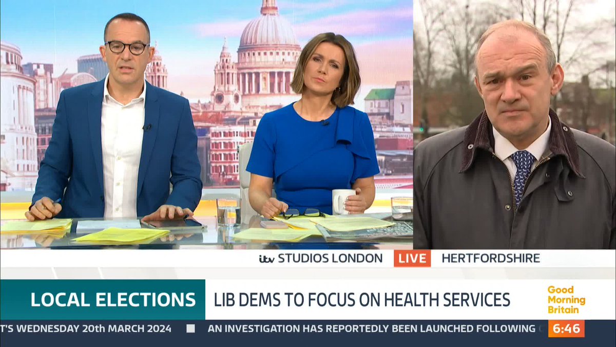 'Do you support the fact that they're putting up council tax in the midst of a cost of living crisis?' Martin Lewis Liberal Democrat leader Sir Ed Davey says councils 'don't have any choice' but to put up taxes because 'they're so underfunded'.