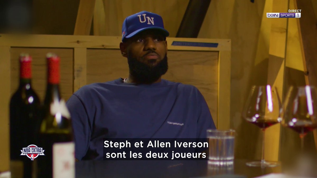 🏀 #NBAextra 🎙️😯 LeBron James : "Stephen Curry et Allen Iverson sont les deux joueurs les plus influents de notre sport depuis que je regarde le basket"