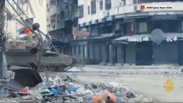 كتائب القسام تبث مشاهد قالت إنها لتصدي مقاتليها لقوات الاحتلال في محيط مستشفى الشفاء بمدينة #غزة #حرب_غزة #الأخبار