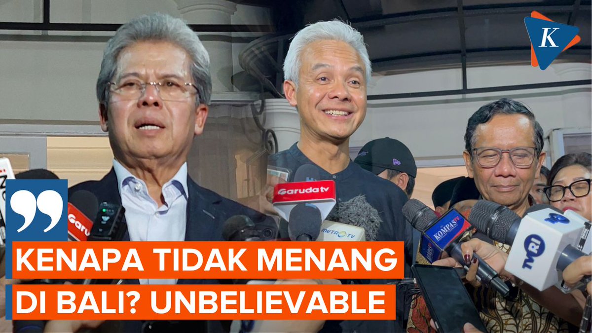Deputi Hukum Tim Pemenangan Nasional (TPN) Ganjar-Mahfud, Todung Mulya Lubis heran lantaran paslon nomor urut 3 kalah di wilayah Bali hingga Jawa Tengah, daerah yang menjadi basis suara terbesar PDI-P. | #GanjarMahfud #Pilpres2024