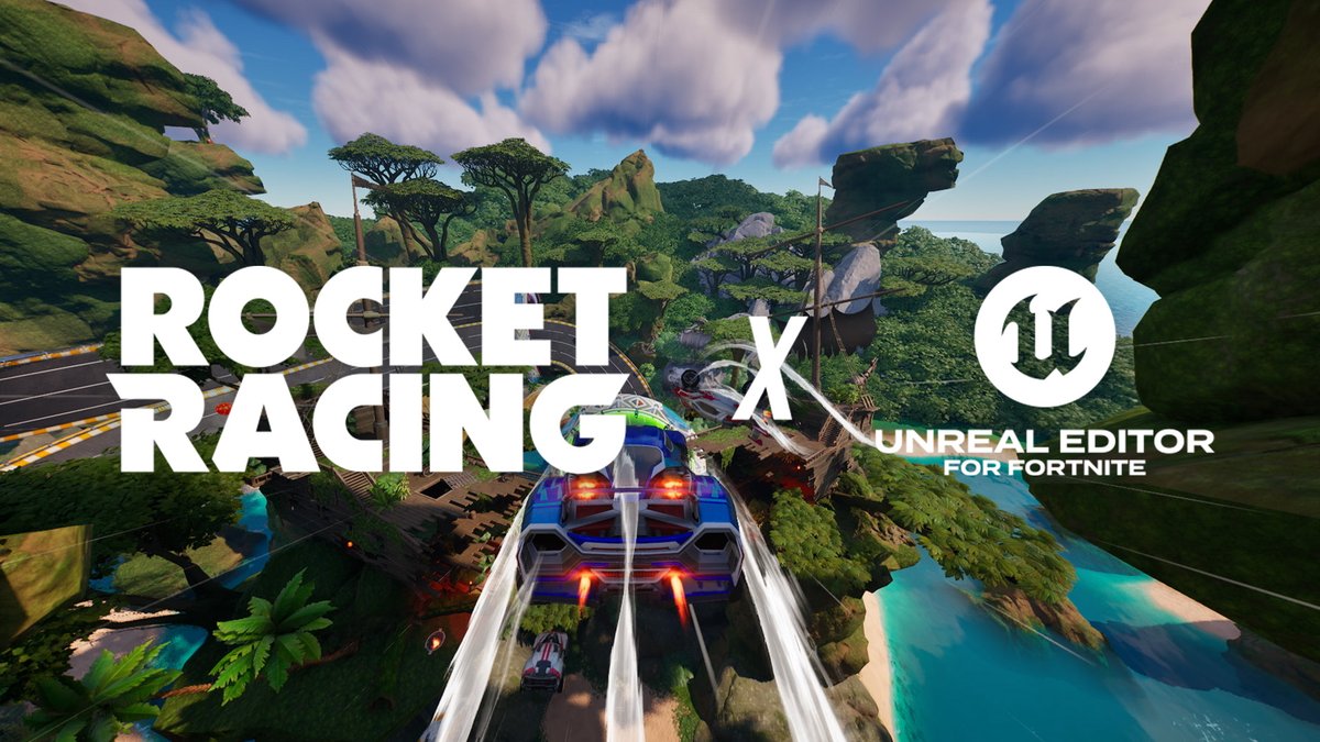 Dare to drift? Rocket Racing track-building and vehicle-spawning tools are available now!
