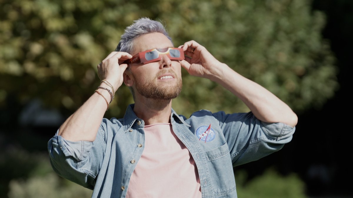 On April 8, the Moon, the Sun, and Earth will be *NSYNC, causing a total solar #eclipse across the Americas. Lance Bass shares how to safely enjoy the view (while sharing a few more puns).