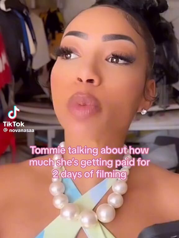 Tommie is getting $130k for 2 days of filming baddies caribbean. 😳😳
