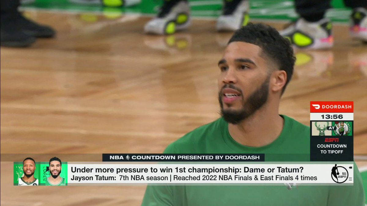 Who is under more pressure to win their first championship: Dame or Tatum? 🤔