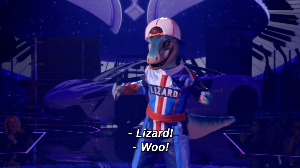 #LizardMask can sing AND dance?! That's some real talent right there! 🦎 #TheMaskedSinger