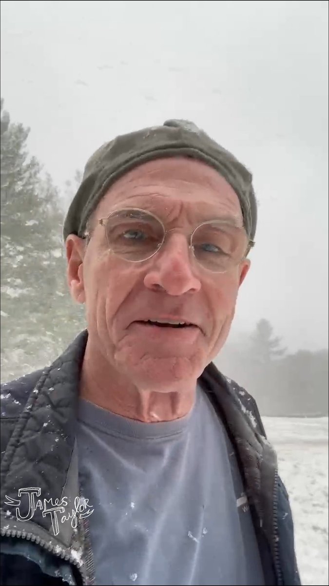 First day of spring in western Massachusetts means snow boots, not sandals, for James and the pups. How’s the spring debut in your area? #JT #JamesTaylor #FirstDayOfSpring
