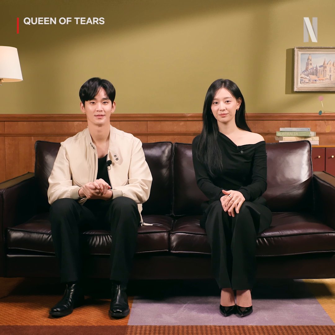 no need to tell us twice. we’re already on tenterhooks every weekend. #QueenofTears #KimSoohyun #KimJiwon #Netflix