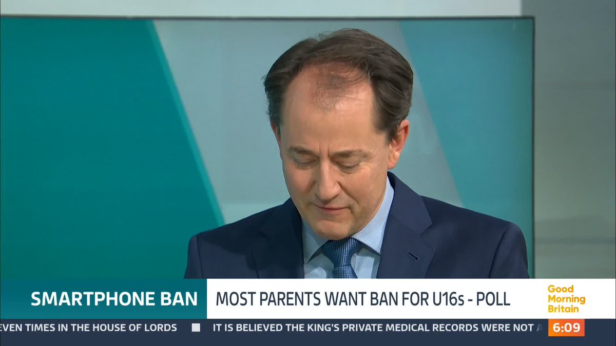 The majority of parents think that the government should ban smartphones for under 16s, according to a new poll. The survey, by the charity Parentkind, also suggests 4 in 5 parents in England believe the devices are harmful to young people.