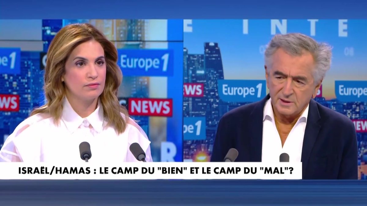 Cisjordanie : « Les colonies juives, certaines sont illégales, mais trois caravanes en haut d’une colline ce n’est pas non plus la lèpre ou la peste qui arrive en terre arabe », selon Bernard-Henri Lévy #LaGrandeITW #Europe1