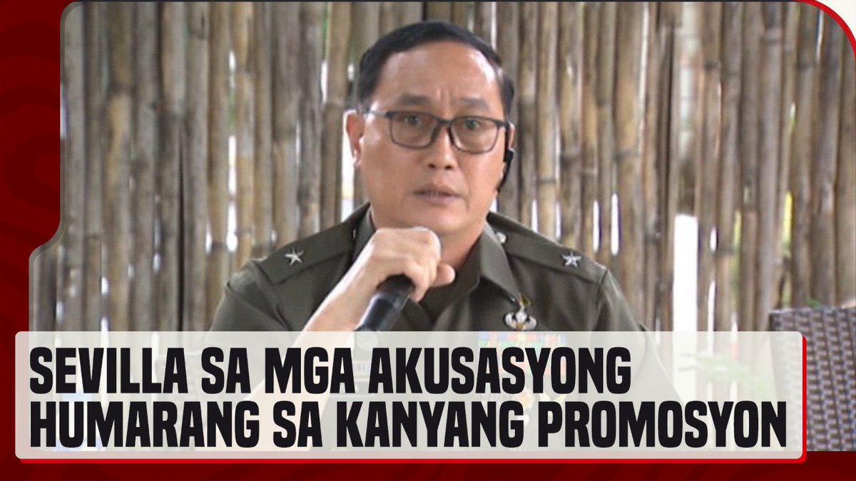 Emosyonal na humarap sa media si Col. Ranulfo Sevilla upang ibigay ang kanyang sentimyento kaugnay ng mga akusasyong ibinabato ng kanyang hiniwalayang asawang si Tessa Sevilla na dahilan para maharang ang kanyang promosyon sa #AFP. #News5 | via Bryan Castillo