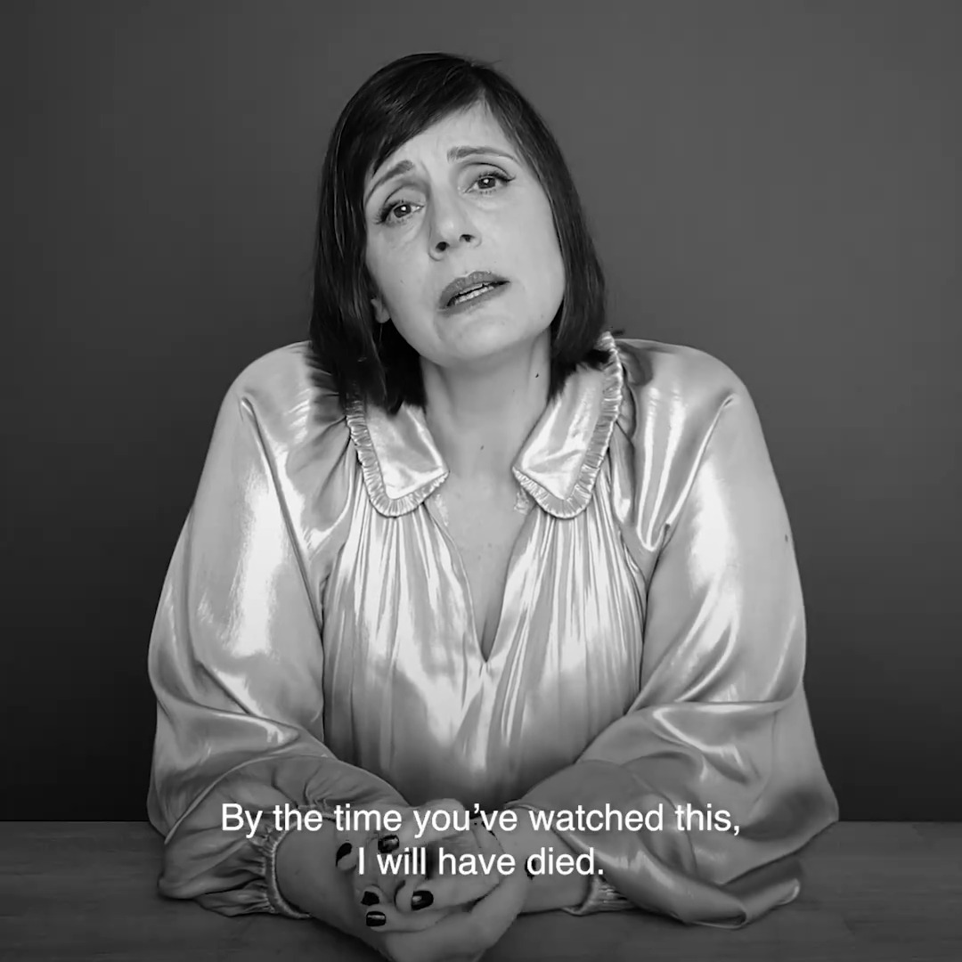 “By the time you’ve watched this I will have died.” Shortly before Paola died alone at Dignitas, she made this incredible short film with rankin Britain's blanket ban on assisted dying robbed Paola of choice in the UK. Please sign her open letter