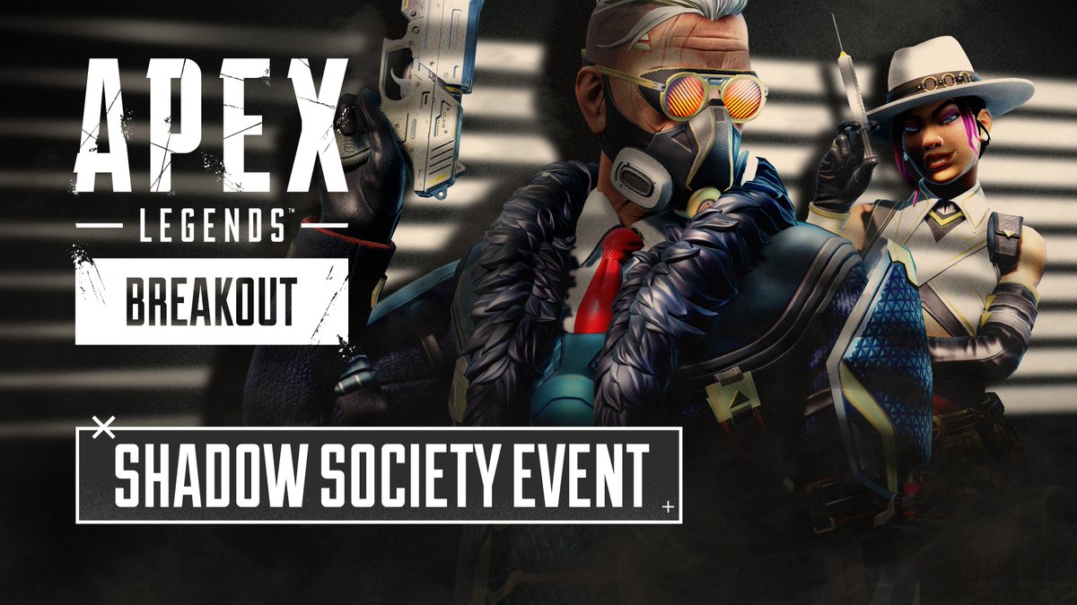 Rule the underground in the Shadow Society Event! Protect your turf in Lockdown LTM, uncover new cutthroat cosmetics, and wield the all-new “Cobalt Katar” Apex Artifact, a universal Mythic Melee Cosmetic. All this and more kicks off on March 26th! 🔎: