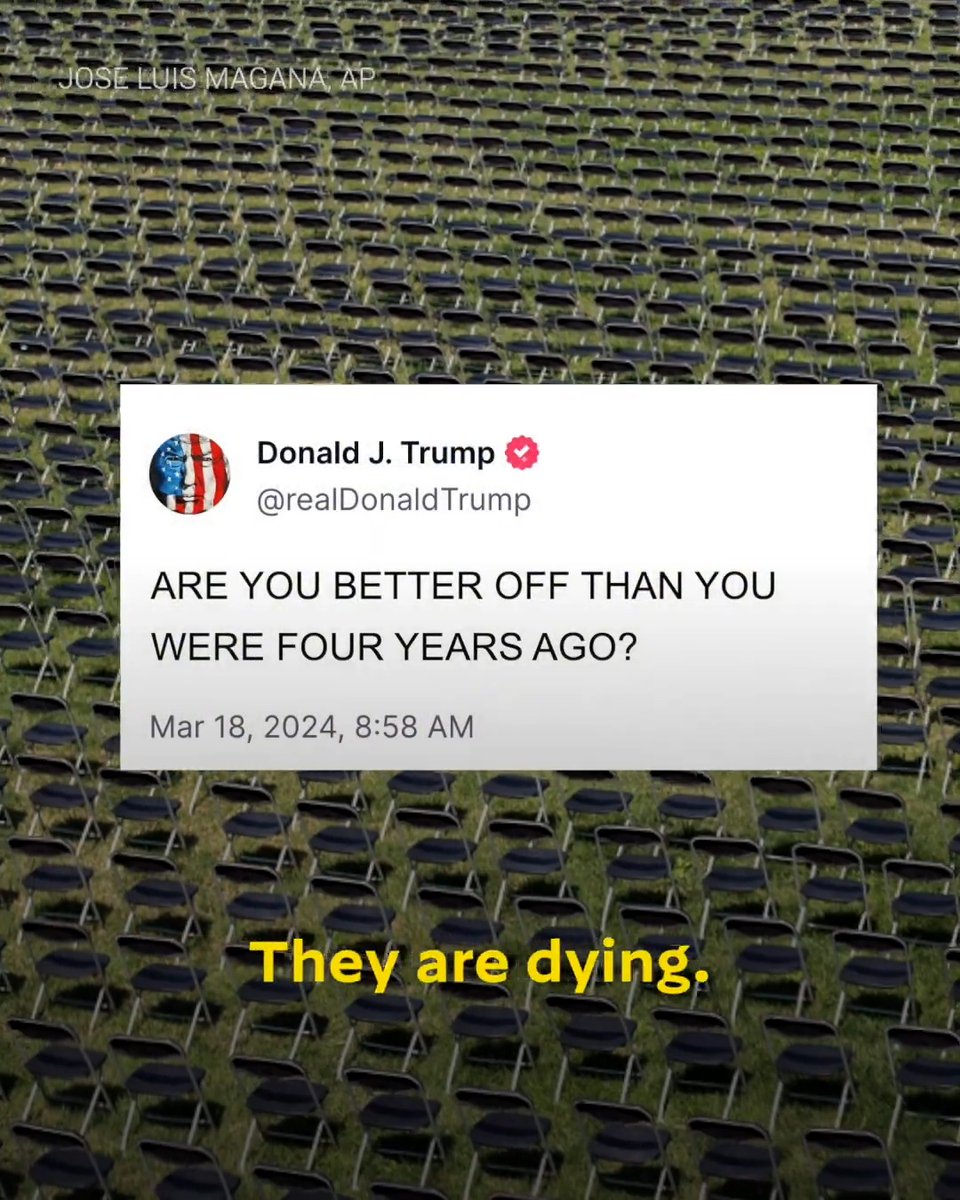 NEW AD: Trump just asked if Americans are “better off” than they were four years ago. We’re glad you asked.