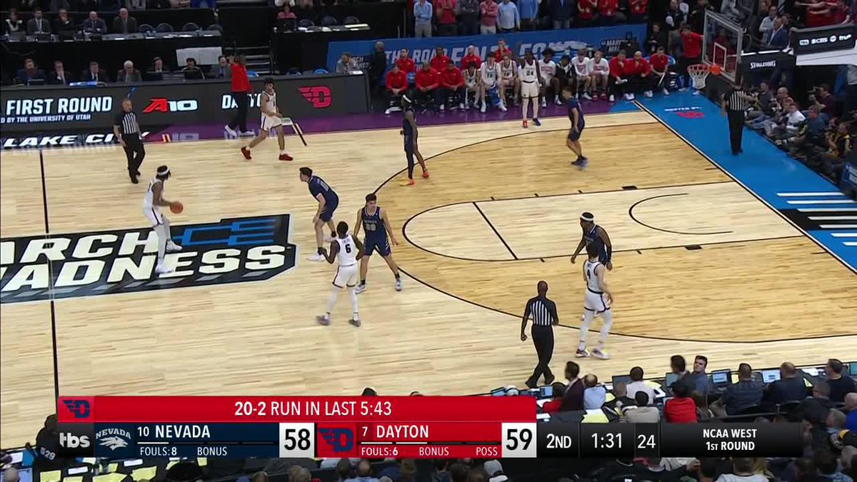 DAYTON COMPLETES THE COMEBACK ✈️ #MarchMadness Dayton Basketball