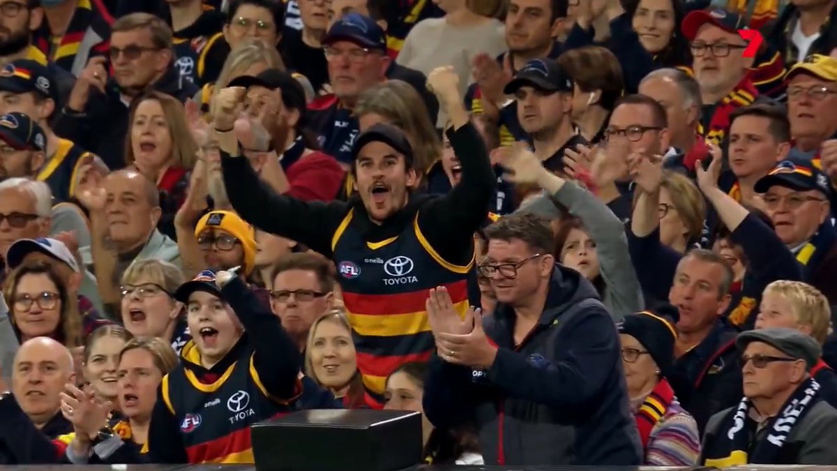 Perhaps the most exciting time as a fan is when your club emerges from the wilderness. Adelaide have had to endure many a storm. It's been a slow burn, but last year we all saw something impressive. And if things go right this year... #FridayFocus | #AFLCrowsCats