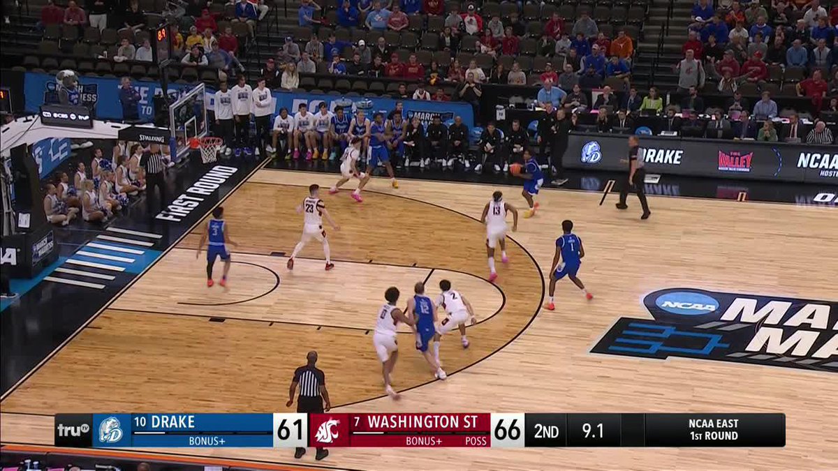 COMEBACK COMPLETE! WASHINGTON STATE WINS ITS FIRST NCAA TOURNAMENT GAME SINCE 2008 😤 #MarchMadness Washington State Men's Basketball