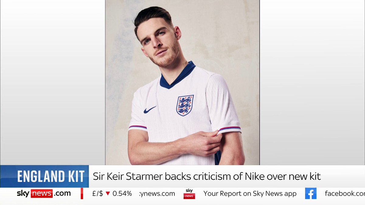 'You wouldn't expect Nike to look at the Welsh flag and change the dragon to a pussycat.' Labour's Emily Thornberry backs Keir Starmer's criticism of Nike for changing the cross of St George on the back of the new England kit 📺 Sky 501, YouTube