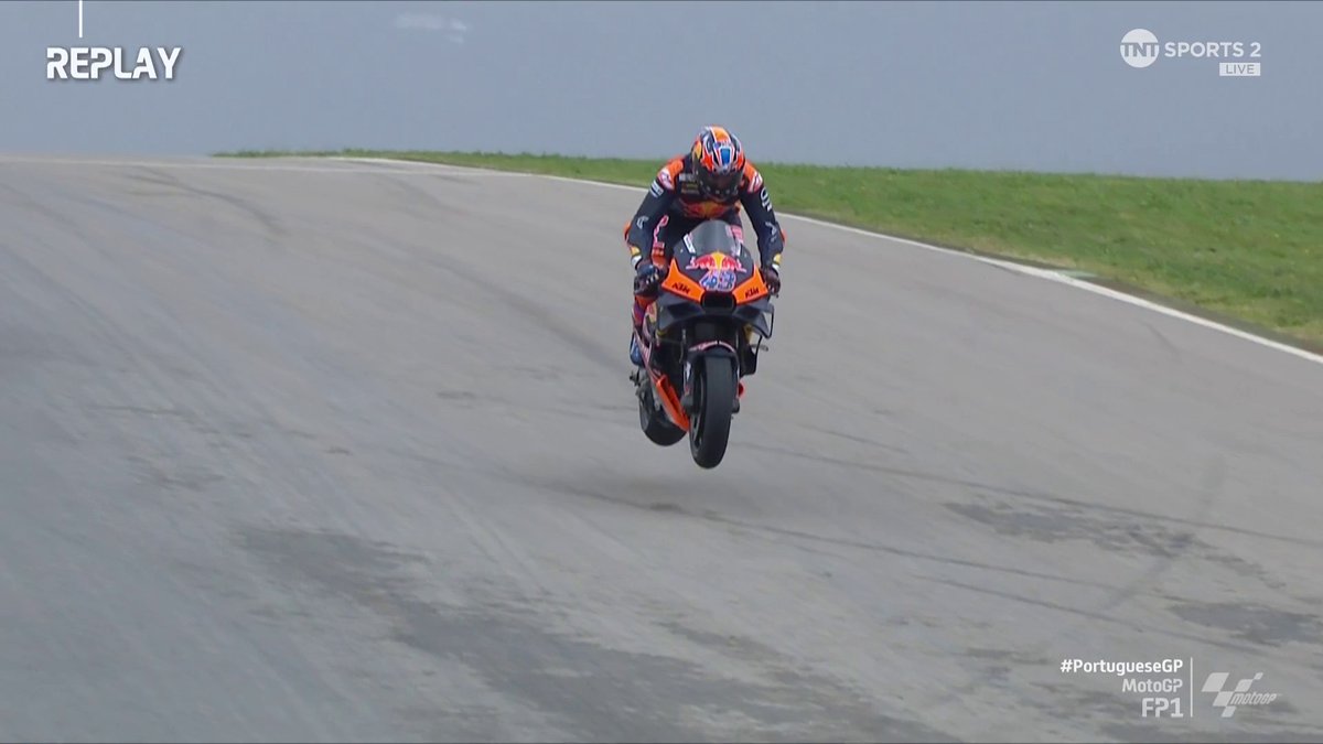 Air Miller you are clear for takeoff! ✈️ #MotoGP | #PortugueseGP | Live on TNT Sports and Discovery+