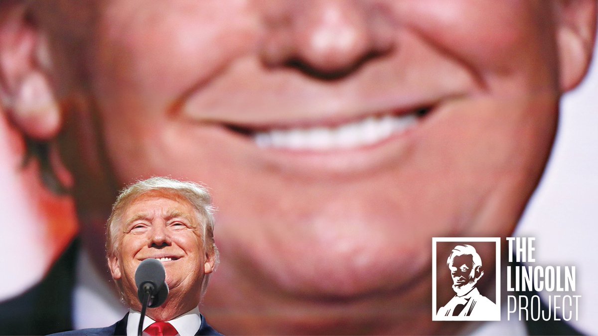 This is the ugly face of hate, failure, division, and disgrace. Now imagine seeing it every single day for the next four years.