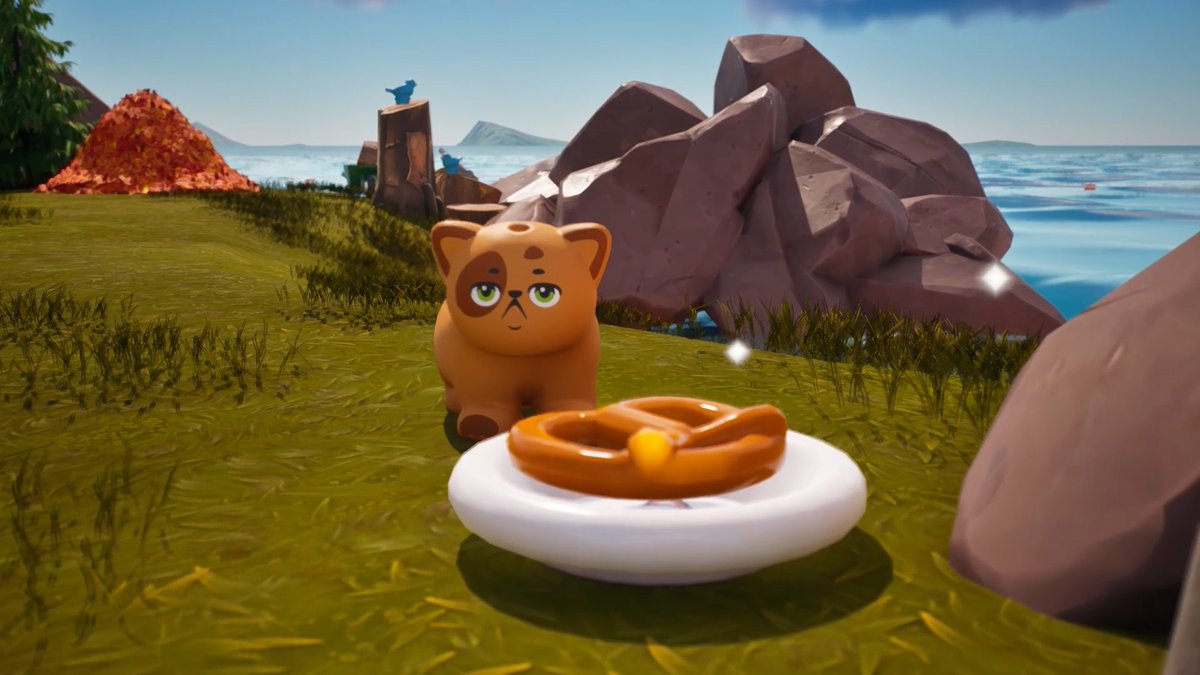 LEGO cats in Fortnite. That’s the tweet.