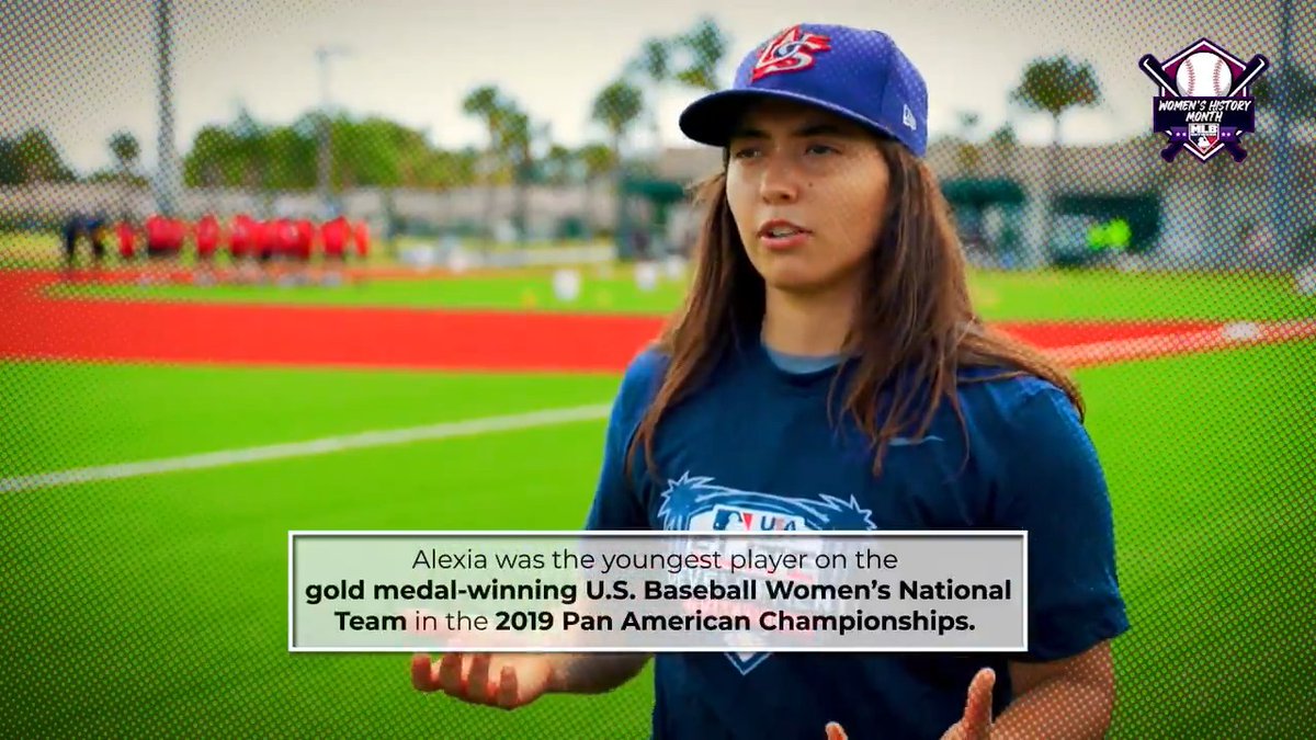 A look into the journey of Alexia Jorge, the first female baseball player for Saint Elizabeth University! 👏 #WomensHistoryMonth