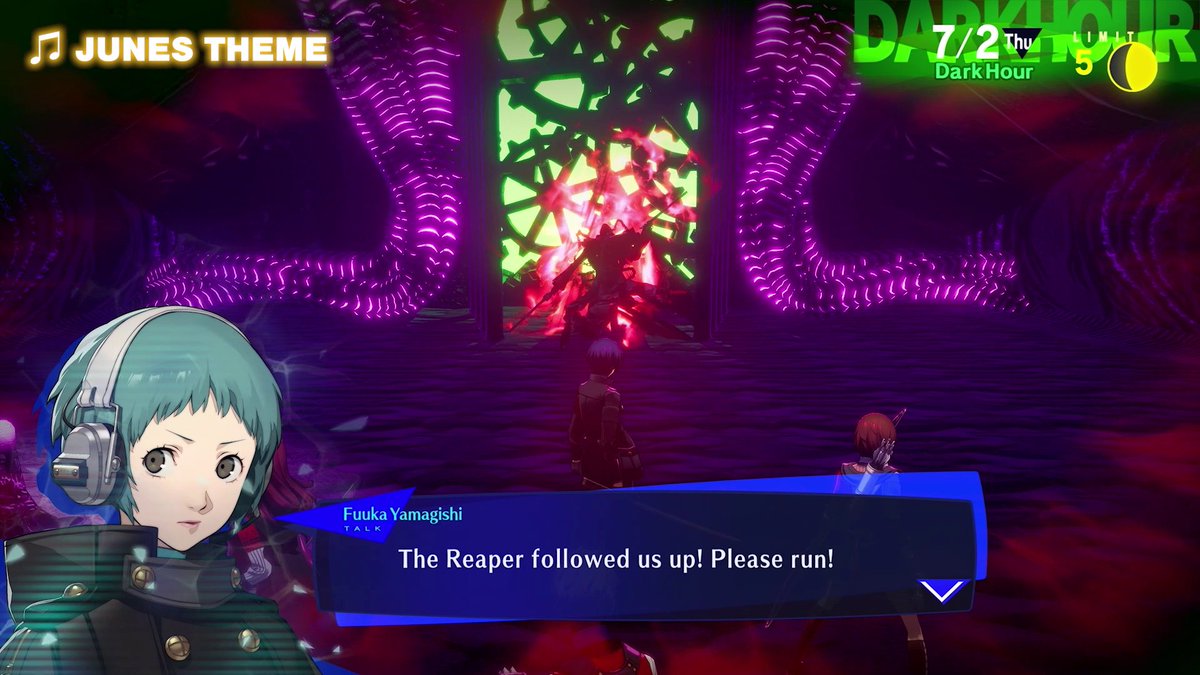 Every day’s great at your Tartarus! 💀🎶 Run down the aisles of the Dark Hour’s dungeon Junes-style with the Persona 3 Reload: Expansion Pass.