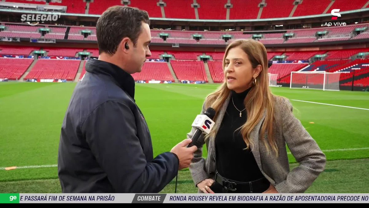 Primeira mulher a chefiar delegação da Seleção Brasileira masculina, Leila Pereira fala sobre casos de Daniel Alves e Robinho e questiona mundo do futebol: "Não é possível que as pessoas não tenham empatia ao sofrimento dessas meninas"