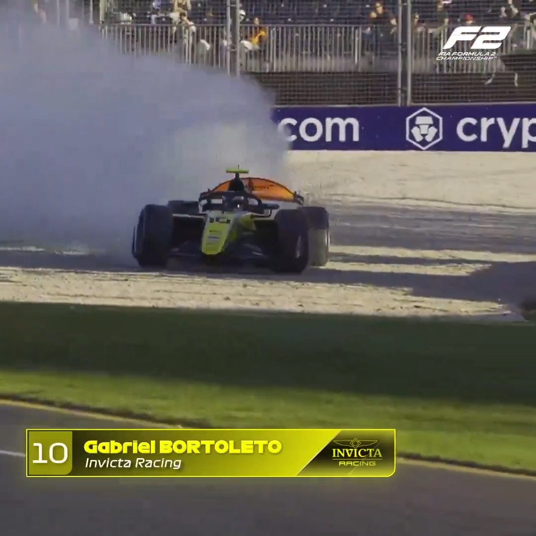 Friday's Qualifying session had a dramatic conclusion 😳 #AusGP #F2