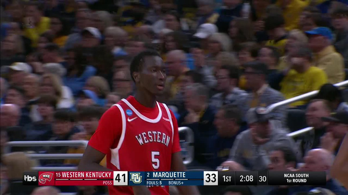 Double-digit lead for Western Kentucky 👀 #MarchMadness WKU Hilltopper Basketball