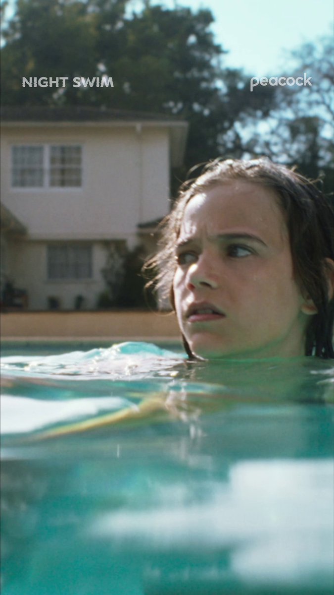Even the shallow end isn't safe 🏊 #NightSwim arrives April 5 on Peacock.