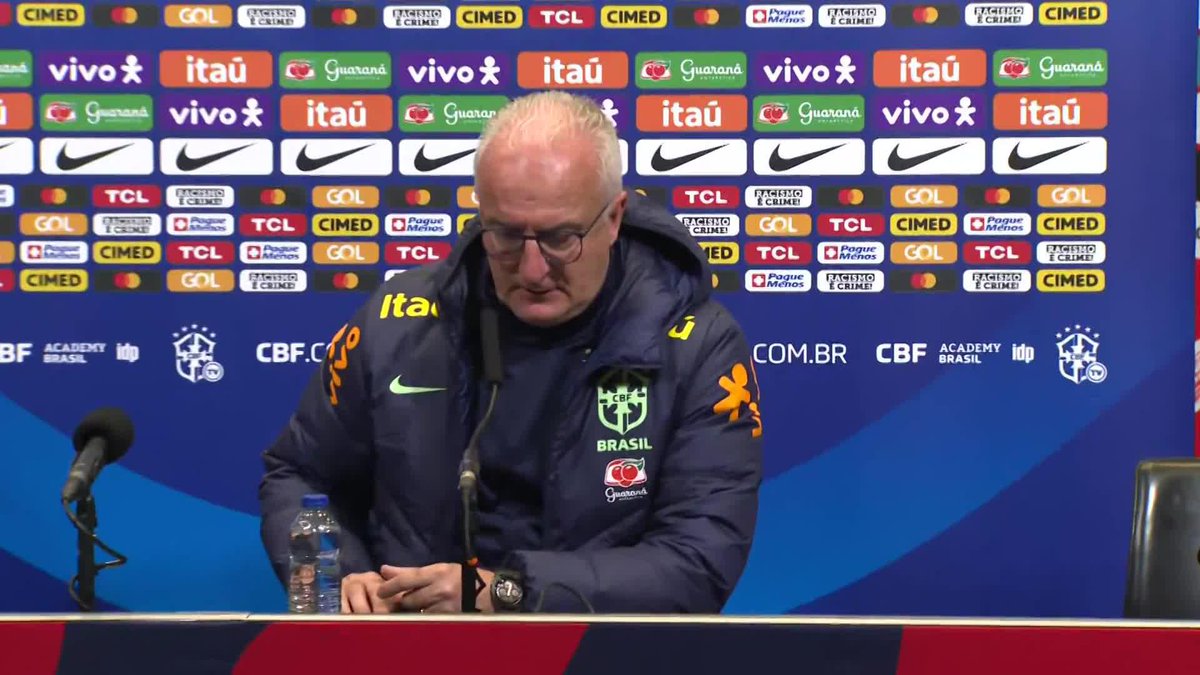 Técnico da Seleção, Dorival comenta casos de Robinho e Daniel Alves: "Se houve realmente e comprovado algum tipo de crime, ele tem que ser penalizado. Por mais que doa no meu coração falar disso a respeito de uma pessoa com quem tive um convívio excepcional"