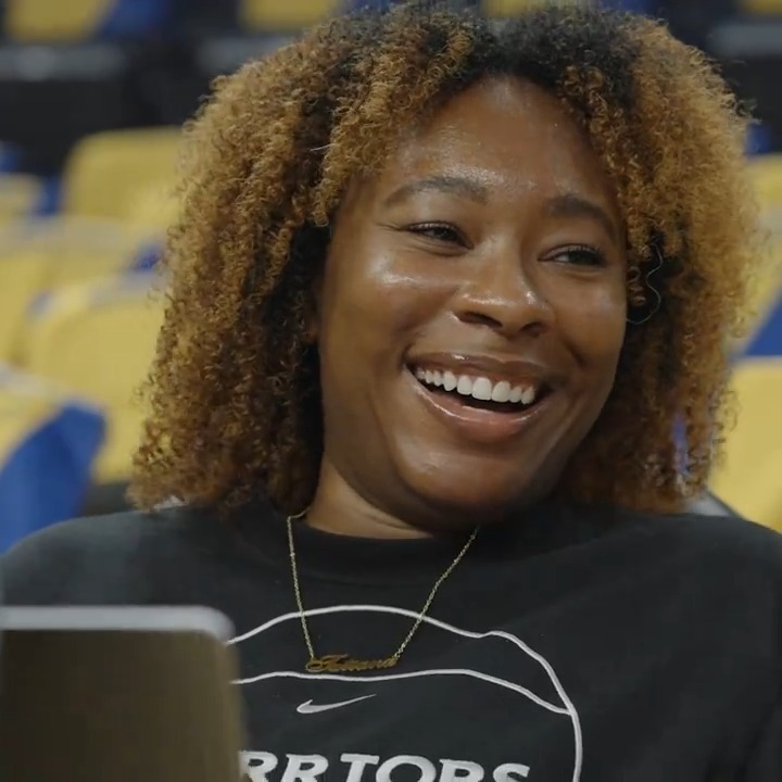 "When I finally got into the program and could see women actually working in Basketball Operations, it was eye-opening for me." — Tatiana Lampley, Basketball Operations Coordinator Women's Empowerment Month, presented by Rakuten
