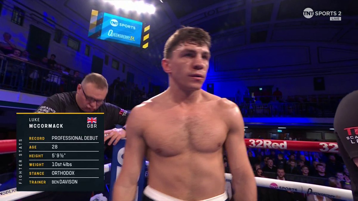 DON'T MISS THIS ONE 😍 Luke McCormack makes his professional debut right now! 🥊 #BourkeLane | LIVE on TNT Sports & discovery+