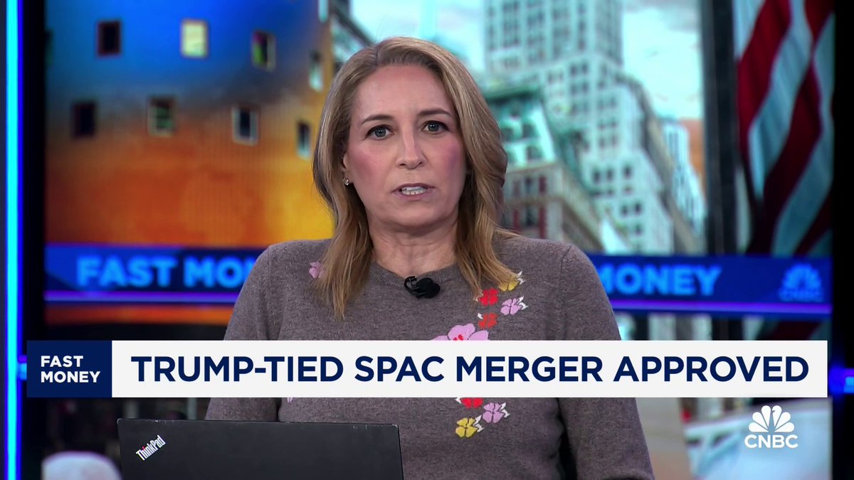 Trump's social media company could go public as soon as next week. This comes after $DWAC shareholders approved a merger with the Truth Social platform. Karen Finerman noticed something in the S-4 filing: