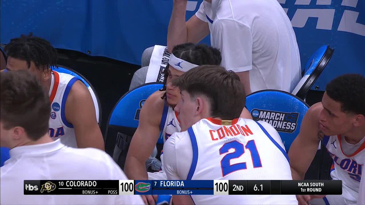 COLORADO HOLDS ON AGAINST FLORIDA! 🤯 WHAT A FINISH IN INDY! #MarchMadness Colorado Men's Basketball