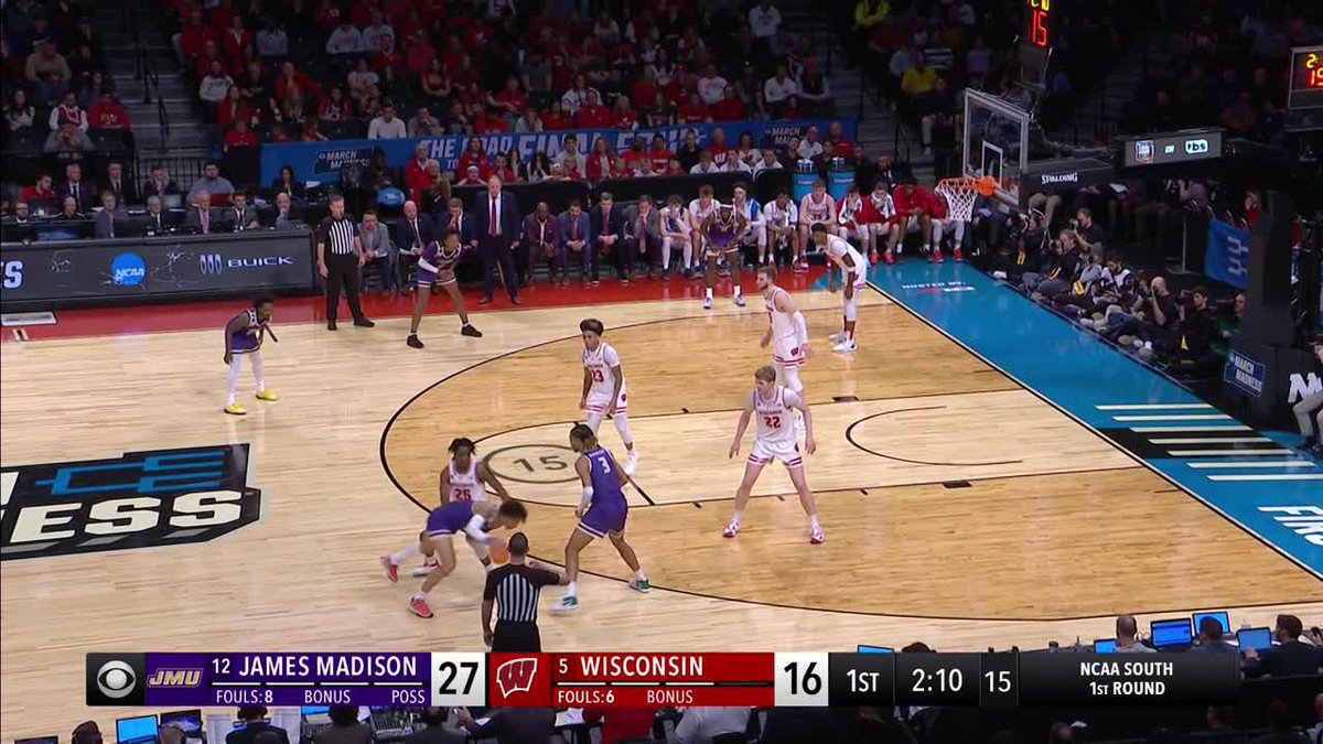 The Dukes are on fire 🔥 #MarchMadness JMU Men's Basketball