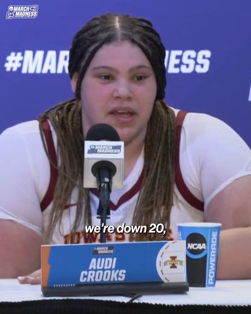 "You don't want this to end." Emily Ryan and Audi Crooks talk about the team's culture and how they overcame adversity! #MarchMadness x Cyclone Basketball