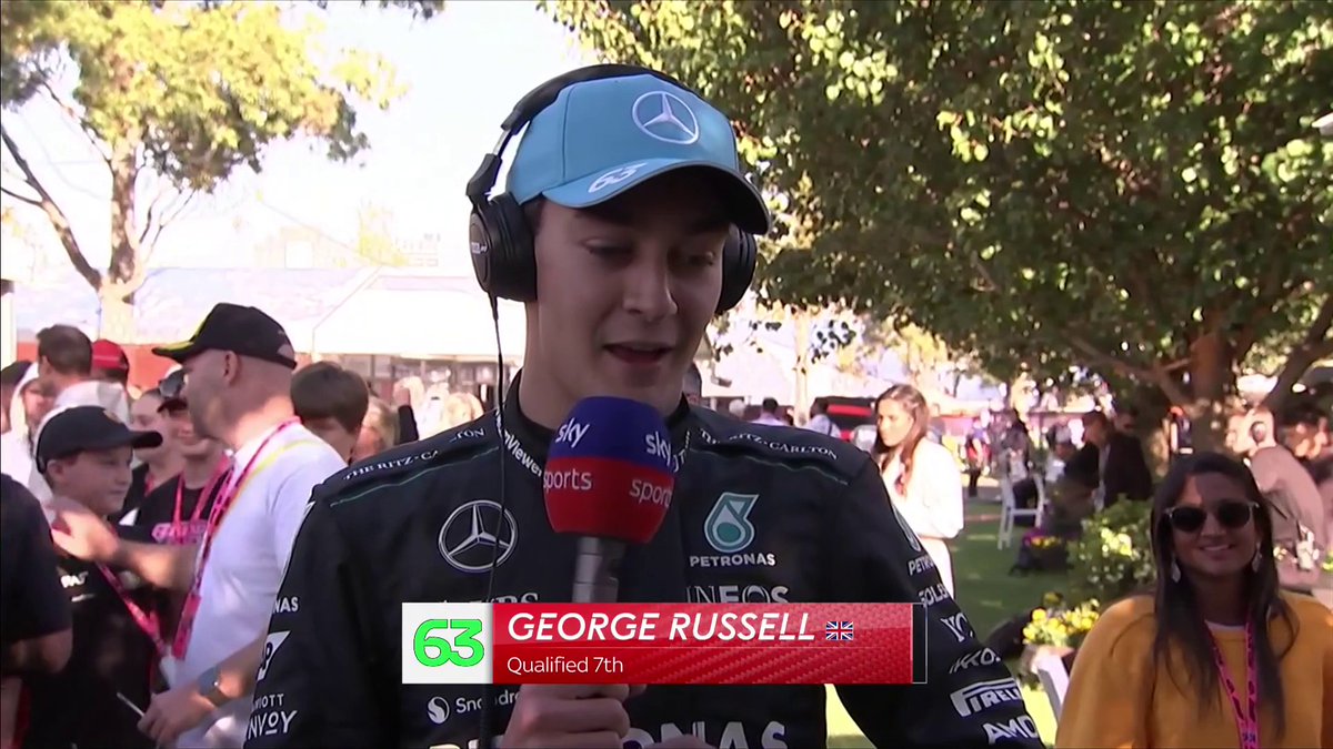 "P7 is not ideal, but there's definitely a lot to play for" 👊 George Russell reflects on his qualifying performance in Melbourne 👇