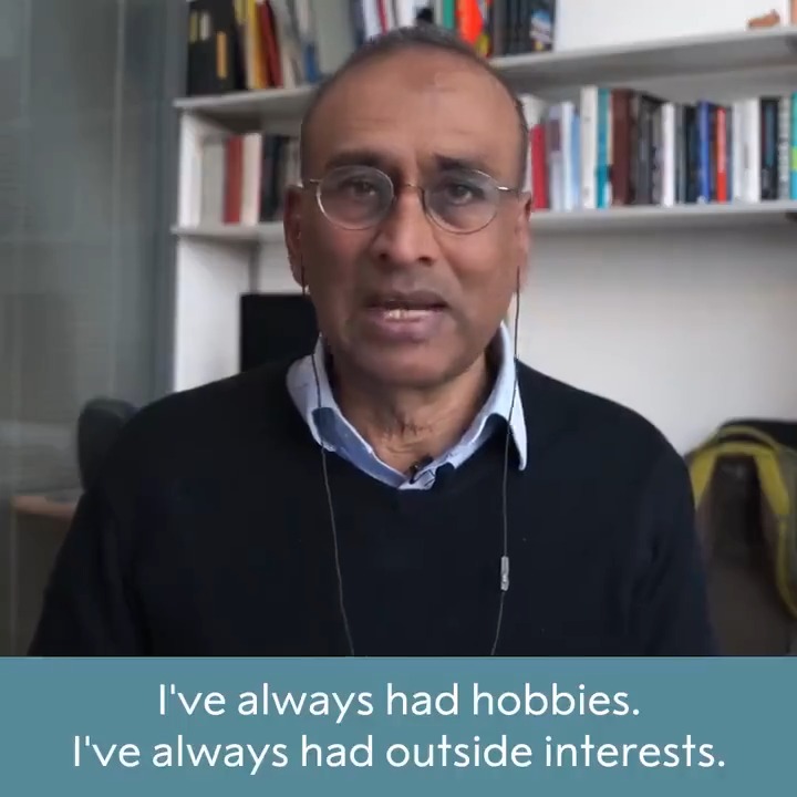 "Think of science as a marathon and not as a sprint." How do you keep a healthy work-life balance as a scientist? Listen to 2009 chemistry laureate Venki Ramakrishnan's advice on how to achieve a good work-life balance. #NobelPrize