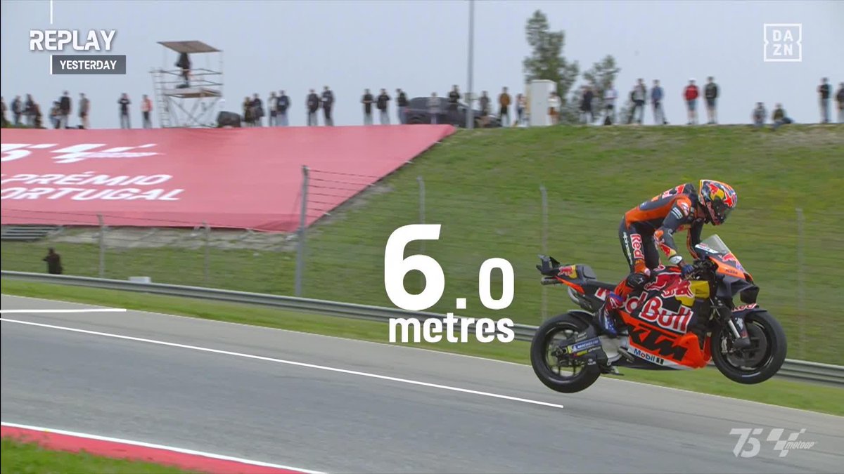๐ฉ๏ธ MรS DE 21 METROS DE VUELO ๐จโโ๏ธ ยกQuรฉ locura, Jack Miller! #PortugueseGP ๐ต๐น #MotoGP ๐
