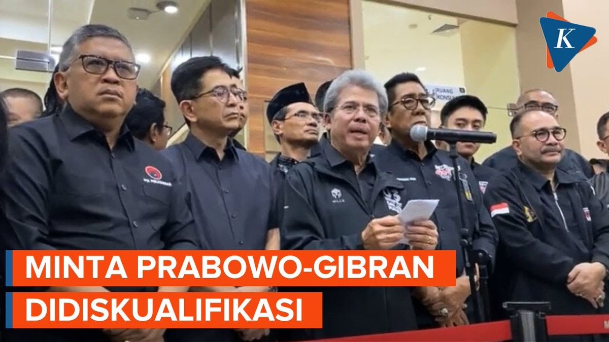 Tim Hukum TPN Ganjar-Mahfud Minta MK Diskualifikasi Prabowo-Gibran dari Pemilu ~N #GanjarMahfud #GugatHasilPilpres