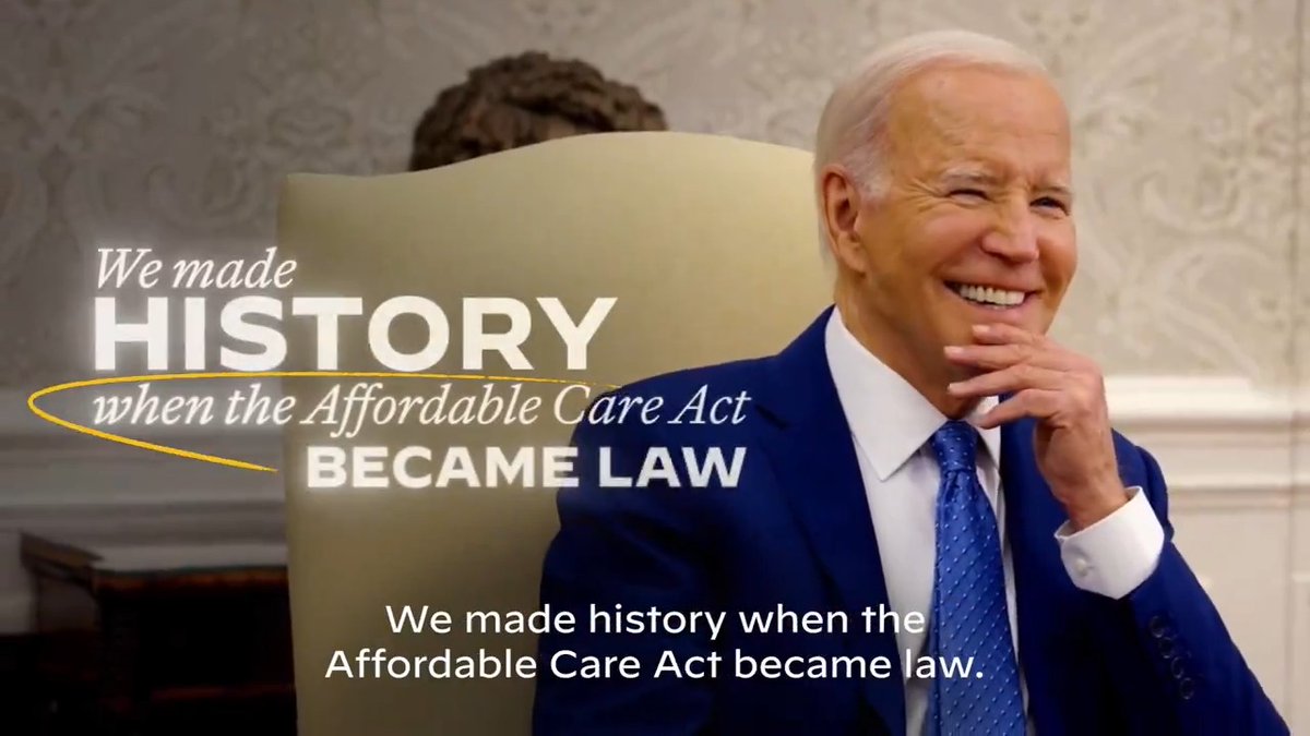The day that the Affordable Care Act passed was one of my proudest moments — and Joe Biden was right by my side to get it done. The future of the ACA hangs in the balance in this election. We've come too far to go back — and we've got to do everything we can to protect it.
