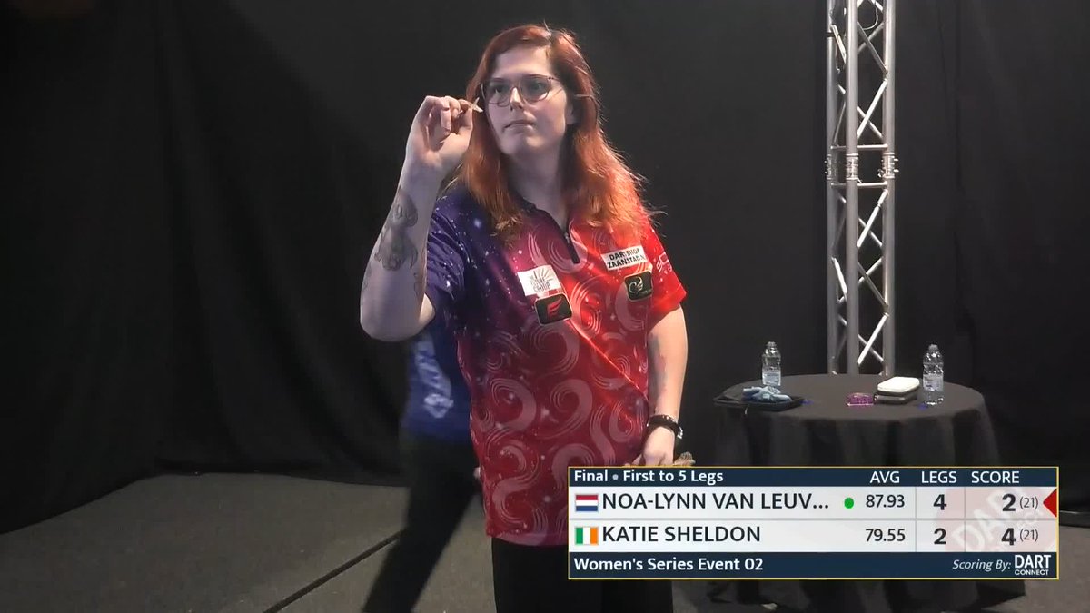 VICTORY FOR VAN LEUVEN! 🇳🇱 Noa-Lynn van Leuven clinches her maiden PDC Women's Series title in Wigan! 🏆 Van Leuven overcomes some late double trouble to defeat Irish youngster Katie Sheldon in the Event Two final!