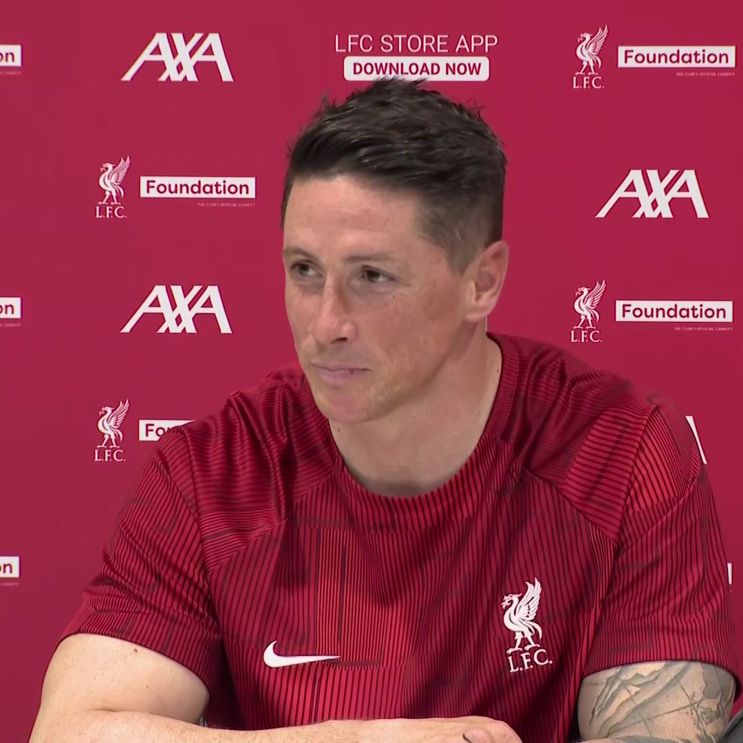 "It's always special to play at Anfield, and score in front of the Kop." ❤️ Liverpool legend Fernando Torres pays tribute to Sven-Göran Eriksson, who took charge of the club for a charity legends game 🇸🇪👔