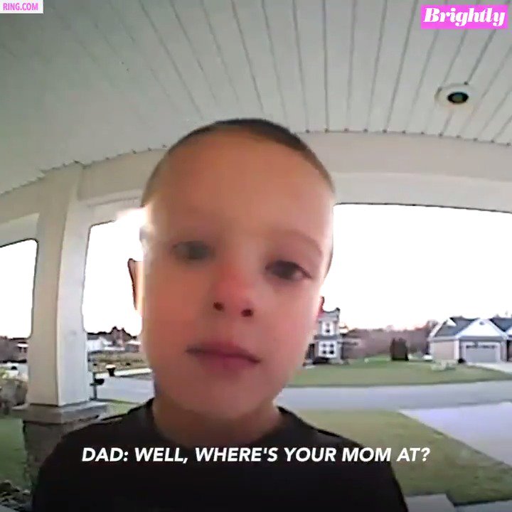 Fascinating This cute boy used his family's Ring video doorbell to ask his dad for help..