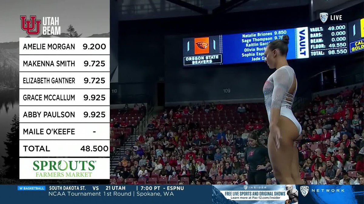 👑 BEAM QUEEN 👑 Maile O'Keefe is PERFECT on beam for Utah Gymnastics! 🙌