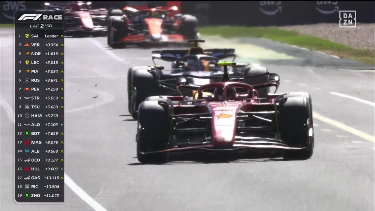 ¡DE LA CAMA DEL HOSPITAL A METERLE SEMEJANTE HACHAZO A VERSTAPPEN! 🪓🔥 CARLOS SAINZ ESTÁ COMPLETAMENTE DESATADO #AustraliaDAZNF1 🇦🇺