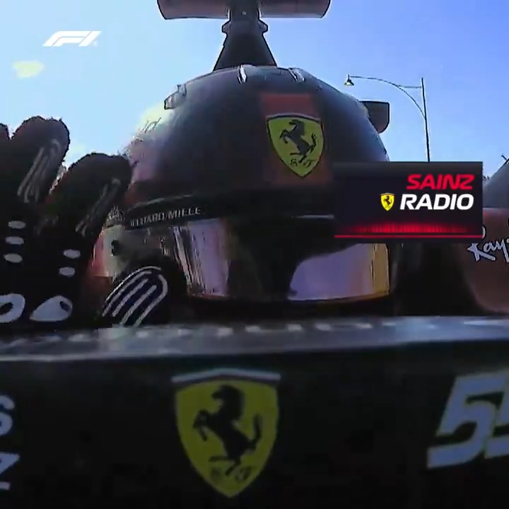 “P1 baby” What a comeback drive from Carlos Sainz 🤩 #F1 #AusGP