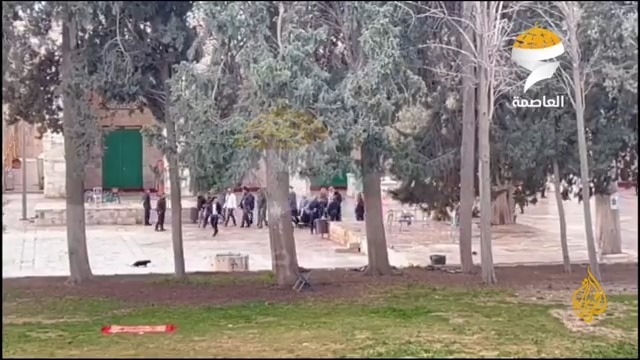 مستوطنون يقتحمون باحات المسجد الأقصى تحت حماية قوات الاحتلال بالتزامن مع الاحتفال بعيد المساخر "بوريم" عند اليهود.. مراسل الجزيرة حسان مسعود يضعنا في صورة ما يجري هناك #الأخبار #حرب_غزة